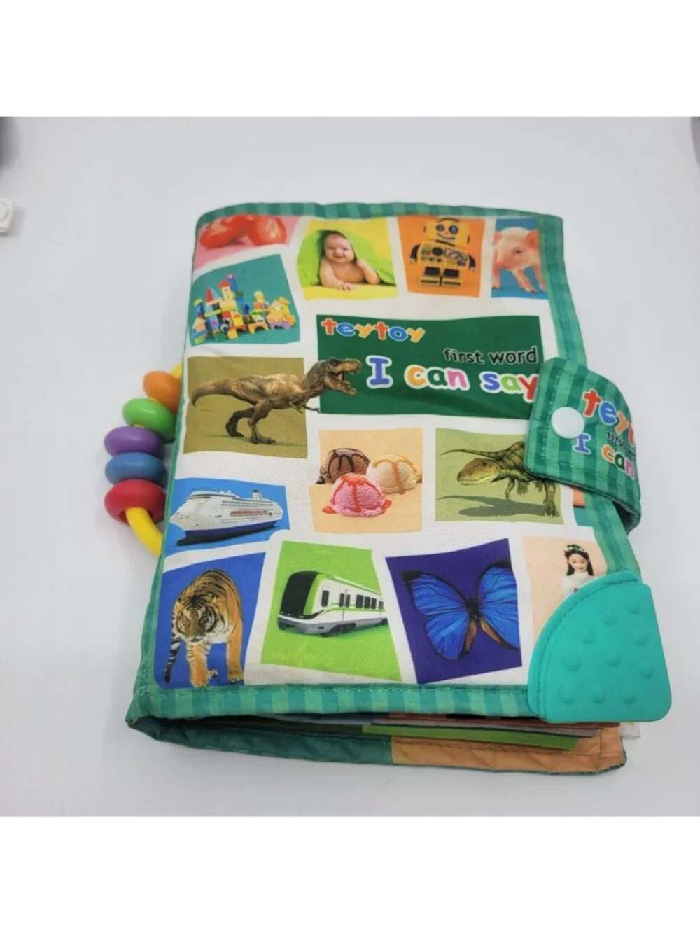 Baby Cloth Book Lot 6 Books for Baby or Toddler - Sensory Crinkle Fine Motor